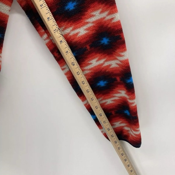 Patagonia Synchilla Pullover Womens M Snap T Multi Color Wild Desert Red - Picture 8 of 10